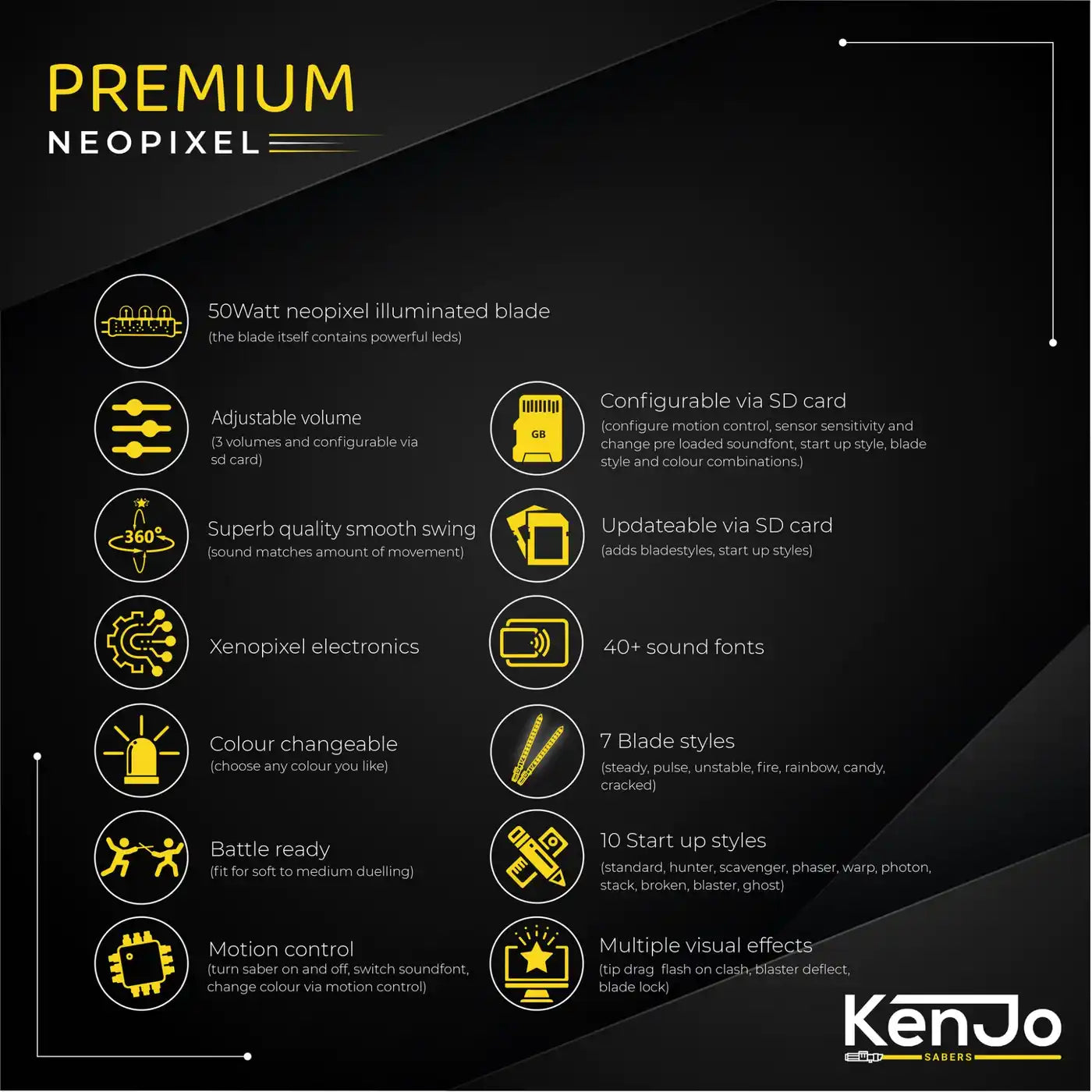 Dark Eminent Premium Neopixel X3 Super Sale